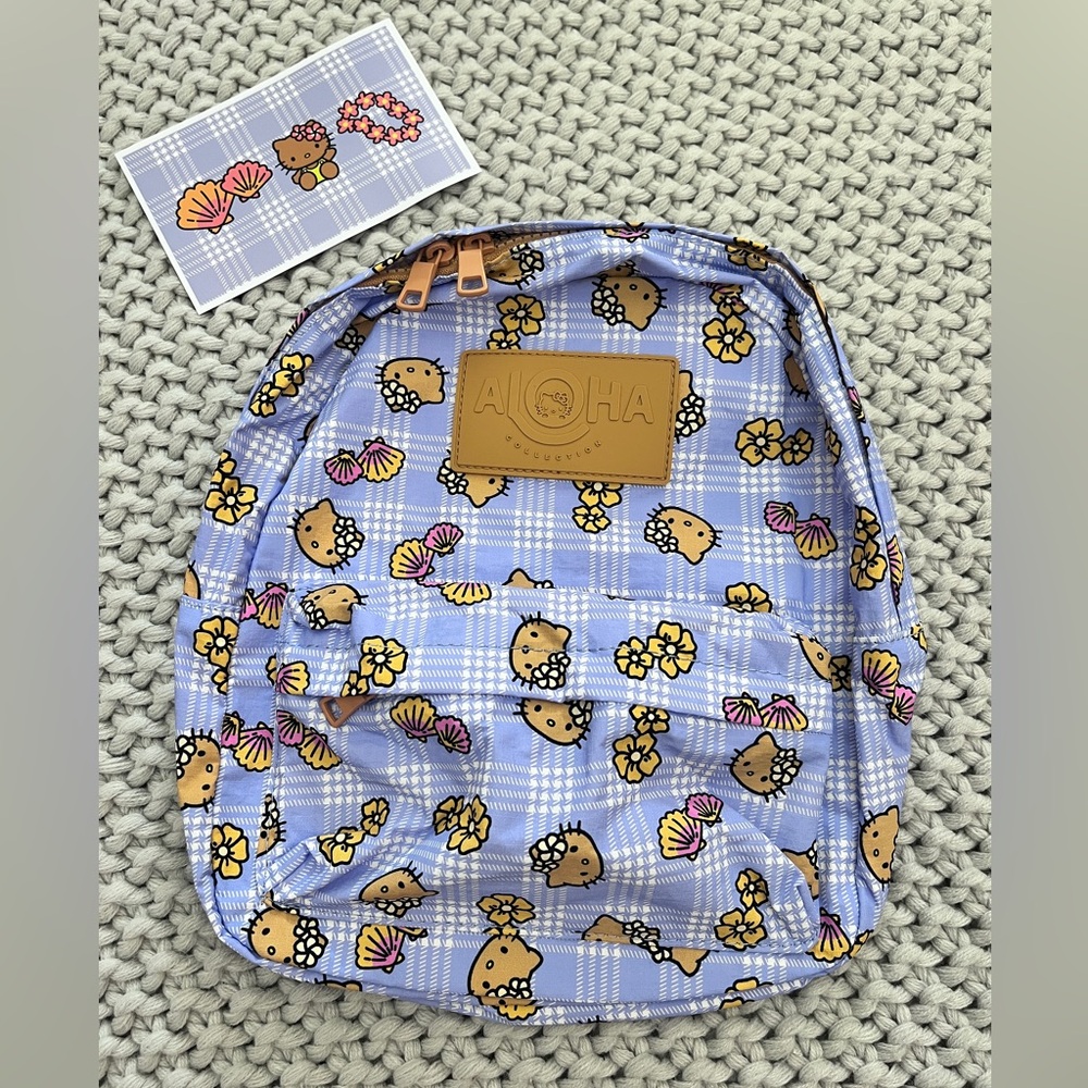 Aloha collection• HELLO KITTY SUPER CUTE LIMITED EDITION Palaka Mini Backpack